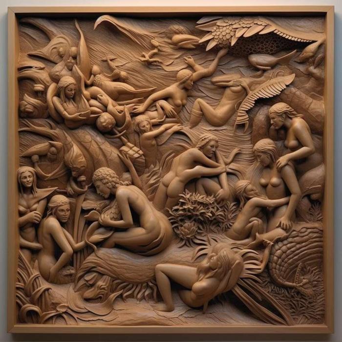 نموذج ثلاثي الأبعاد لآلة CNC 3D Art 